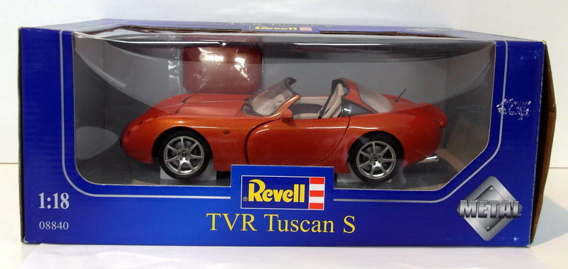 Revell 1/18 Scale Diecast - 08840 TVR Tuscan S Metallic orange
