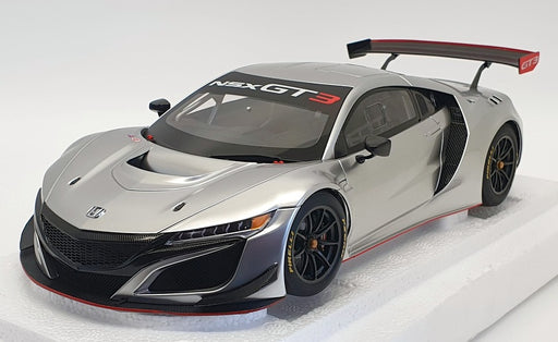 AutoArt 1/18 Scale Diecast 81897 - Honda NSX GT3 - Hyper Silver