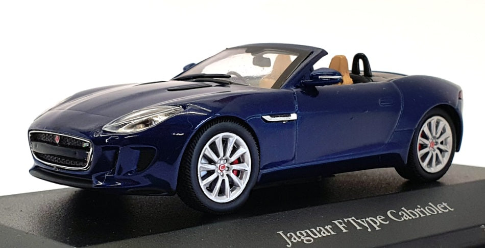 Atlas Editions 1/43 Scale 4 641 131 - Jaguar F Type Cabriolet - Blue