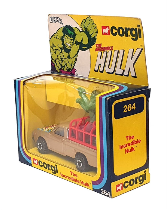 Corgi 12cm Long Diecast 264 - The Incredible Hulk Mazda Truck - Gold