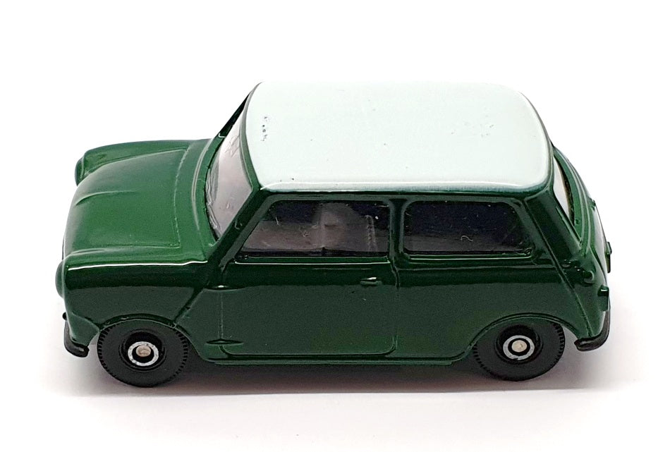 Corgi Fina Appx 7cm Long Model Car CRG01 - Austin Mini - Green/White