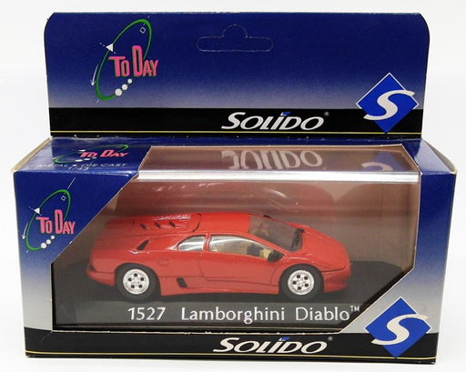 Solido 1/43 Scale Model Car 1527 - Lamborghini Diablo - Red