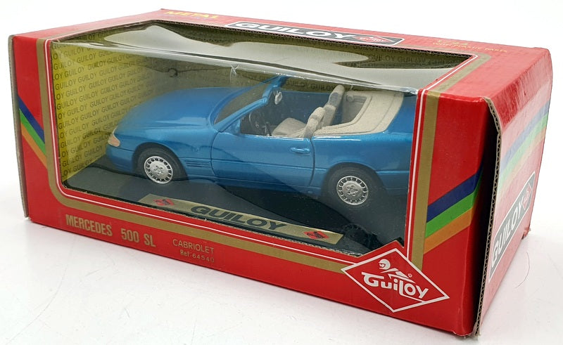 Guiloy 1/24 Scale Diecast 64540 - Mercedes-Benz 500 SL Cabriolet - Blue