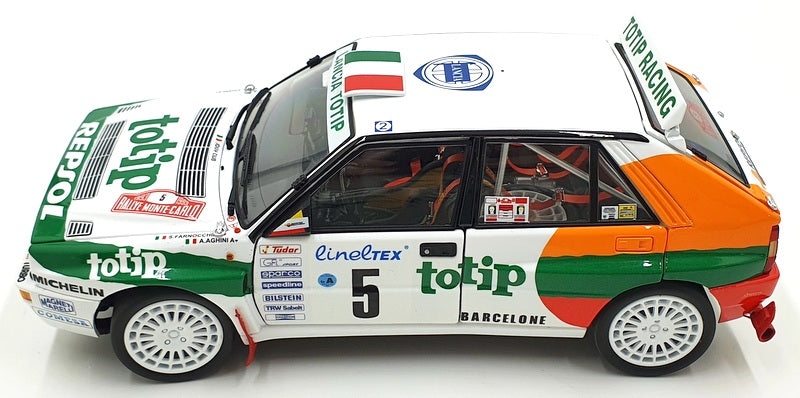 Kyosho 1/18 Scale Diecast 08348F Lancia Delta HF Intergrale 1993 RMC #5 Totip