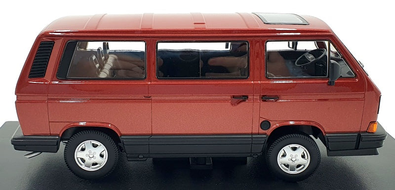 KK Scale 1/18 Scale Diecast KKDC180991 VW Bus T3 Multivan Magnum 1987 Red