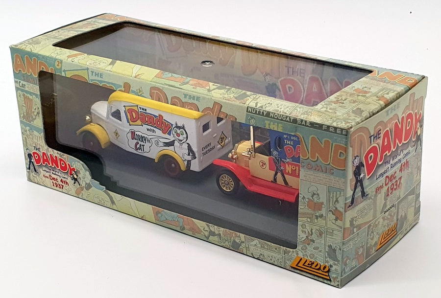 Lledo Diecast DA1002 - Dandy Comics  2 Van Set