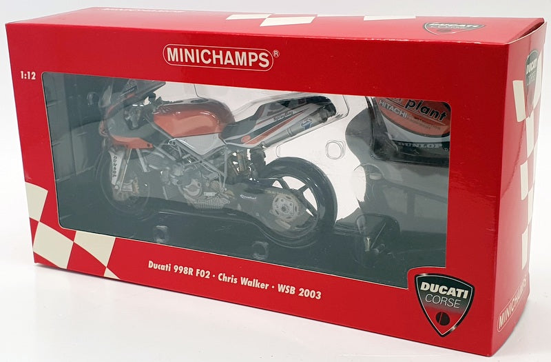 Minichamps 1/12 Scale 122 031209 - Ducati 998R FO2 Walker WSB 2003