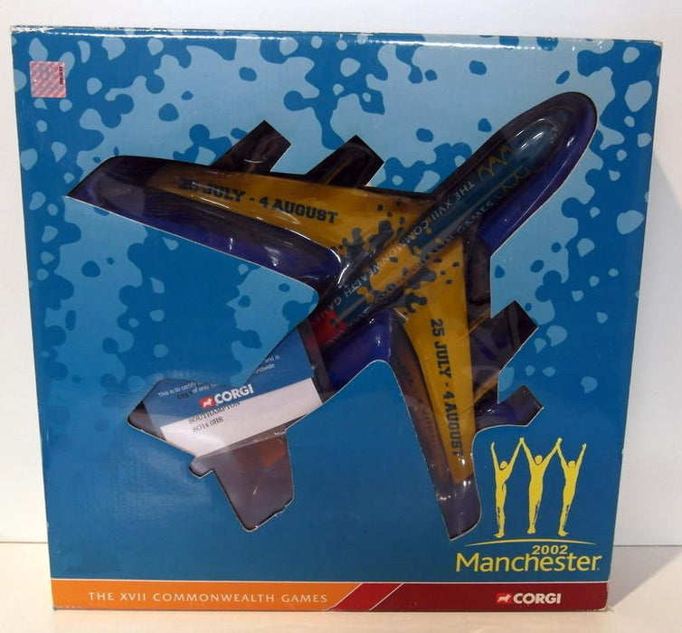 Corgi 1/144 Scale Diecast  AA32908 Boeing 707 2002 Manchester Commonwealth Games