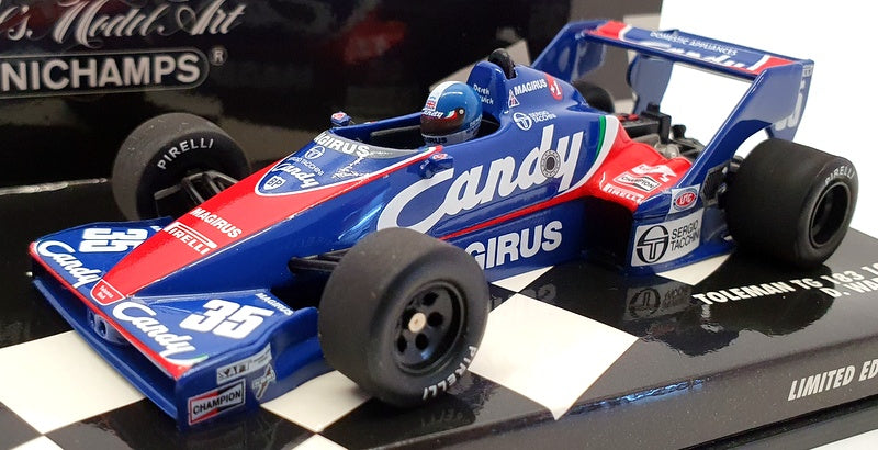 Toleman Hart TG183 #35 Derek Warwick Dutch GP 1983 - die cast - modèle de collection - Minichamps 400830035 Toleman Hart TG183 #35 Derek Warwick Dutch GP 1983 - die cast - modèle de collection - Minichamps 400830035