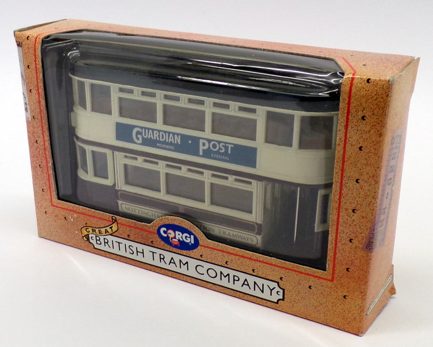 Corgi Appx 12cm Long Diecast 97287 - Nottingham Corporation Tram Car
