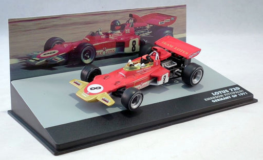 Atlas Editions 1/43 Scale 20219E - F1 Lotus 72D Germany GP 1971 #8 Fittipaldi