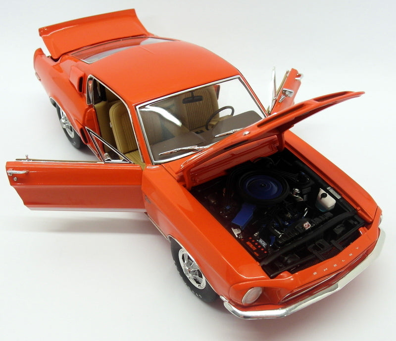 Acme 1/18 Scale Diecast A1801805 - 1968 Ford Mustang GT500 KR - Orange