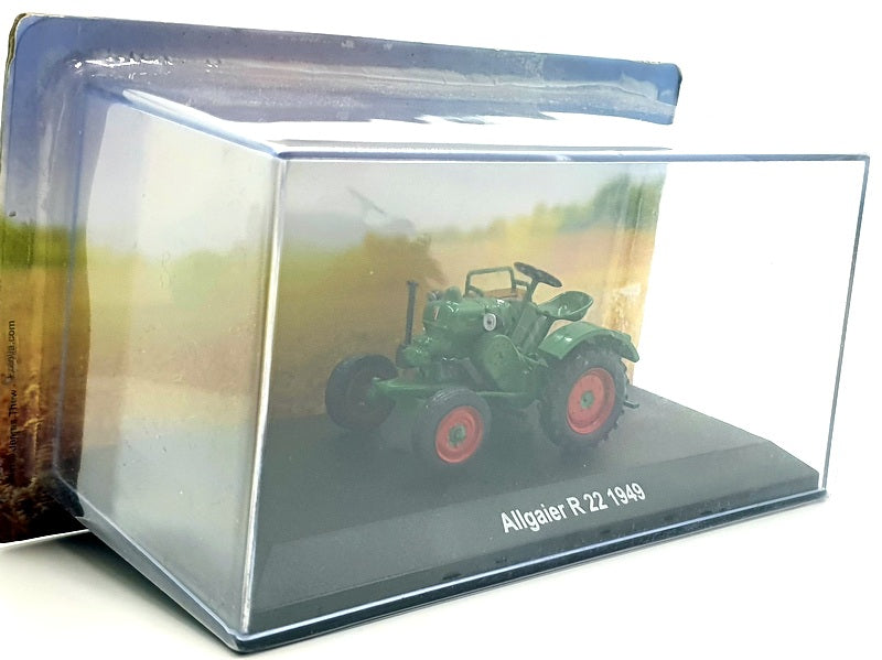 Hachette 1/43 Scale Model Tractor HL24 - 1949 Allgaier R22 - Green
