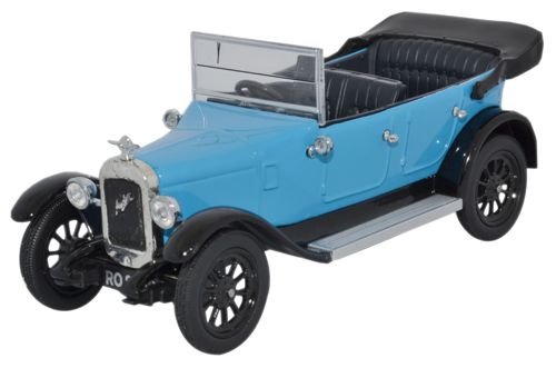 Oxford Diecast 1/43 Scale AHT004 - Austin Heavy Twelve - Kingfisher Blue