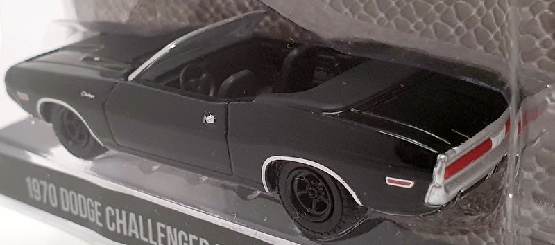 Greenlight 1/64 Scale Model Car 28030C - 1970 Dodge Challenger R/T Conv - Black