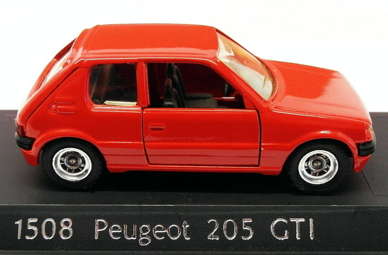 Solido 1/43 Scale Diecast Model Car 1508 - Peugeot 205 GTI - Red