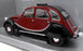 Solido 1/18 Scale Diecast - 8055 Citroen 2CV Charleston Red / Black model car