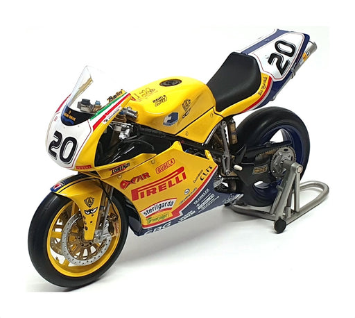 Minichamps 1/12 Scale 122 031220 - Ducati 998RS Motorbike - M. Borciani WSB 2003