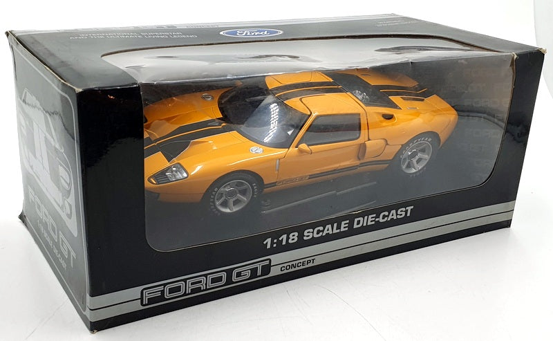 Beanstalk 1/18 Scale Metal Model Car FOR10014Y - Ford GT Concept - Yellow