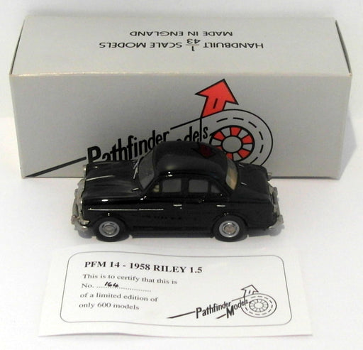 Pathfinder Models 1/43 Scale PFM14 - 1958 Riley 1.5 1 Of 600 Black
