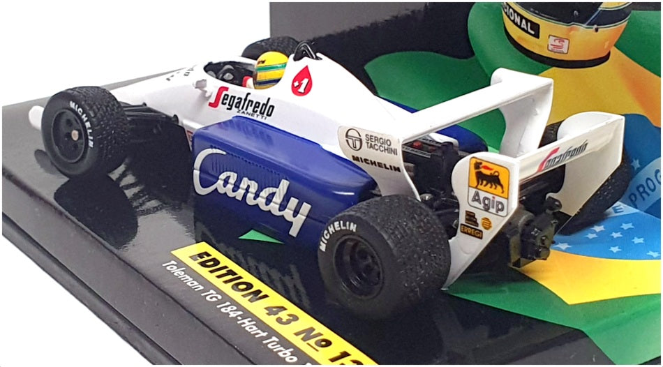 Minichamps Senna Collection 1/43 Scale No.13 - F1 Toleman TG 184 Hart Turbo 1984