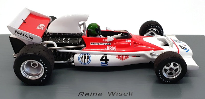 Spark 1/43 Scale S5272 - 1972 BRM P153 Argentina GP Reine Wisell