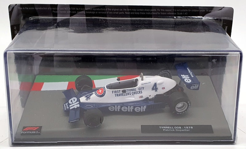 Altaya 1/43 Scale Model Car 1101IR10 - Tyrrell 008 1978 Patrick Depailler