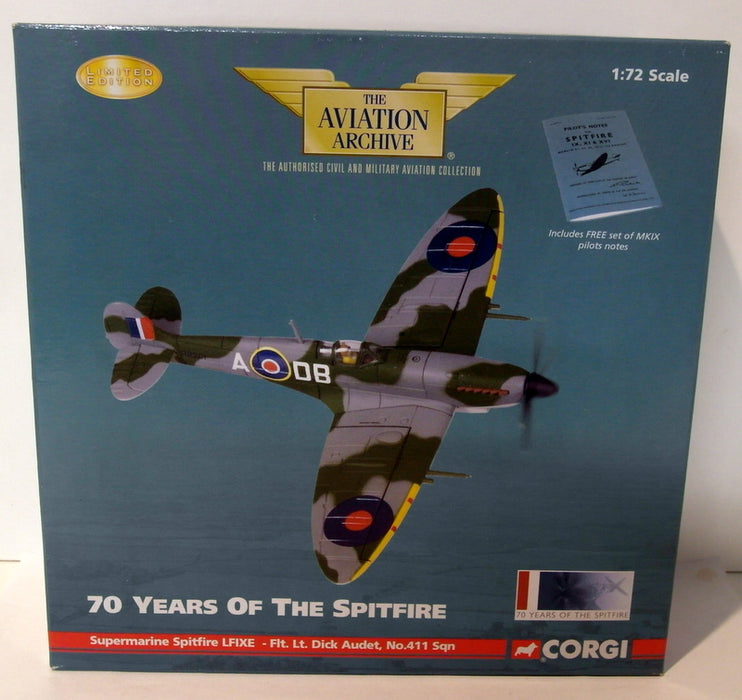 Corgi 1/72 Scale diecast AA31925 Supermarine Spitfire LFIXE Dick Audet 411 1944