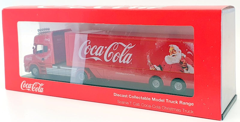 Oxford Diecast 1/76 Scale 76TCAB004CC - Scania T Cab Coca Cola Christmas Truck