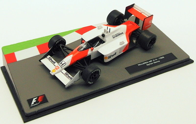 Altaya 1/43 Scale Model Car JK8218S - F1 McLaren MP 4/4 - Ayrton Senna