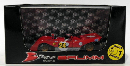 Brumm Models 1/43 Scale R258-CH - Ferrari 312 PB 1000km #24 Buenos Aires 1971