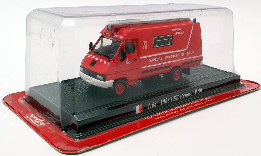 Del Prado 1/64 Scale DP26820 - 1988 PSE Renault B 90 Pompiers Paris Fire