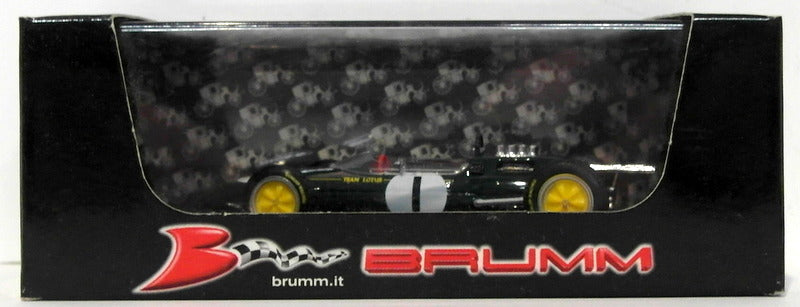 Brumm 1/43 Scale R331 - Lotus 25 G.P. Belgio 1963 Jim Clark - Green