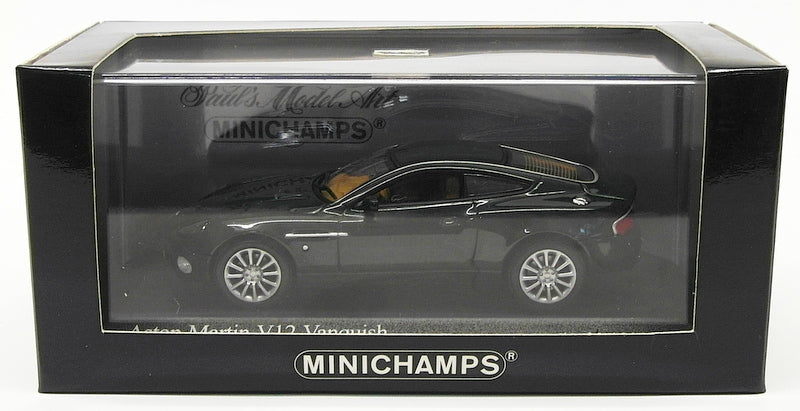 Minichamps 1/43 Scale 400 137222 - Aston Martin V12 Vanquish - Green