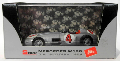 Brumm Models 1/43 Scale S022 F1 Fangio - Mercedes W196 #4 GP Svizzera 1954