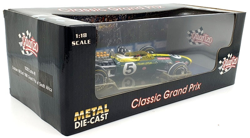 Quartzo 1/18 Scale Diecast 18202 - Lotus 49 Graham Hill 1968 South Africa GP #5