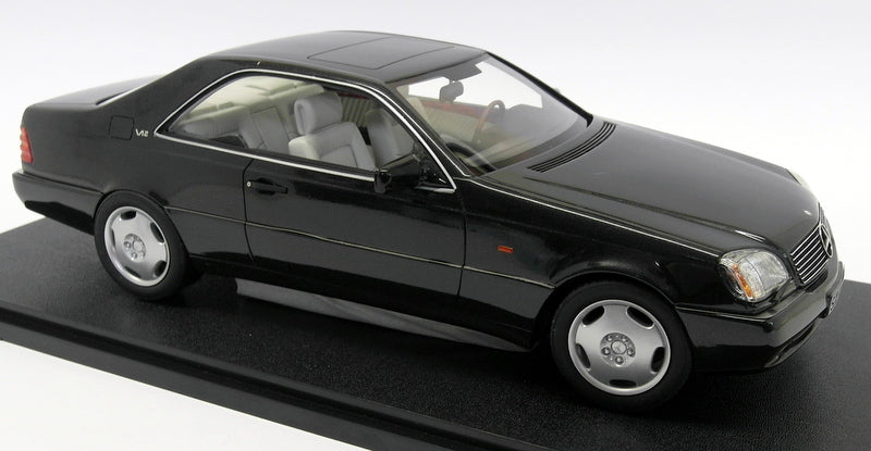 Cult 1/18 Scale Resin CML 079-2 Mercedes Benz 600 SEC C140 1992 Black Metallic