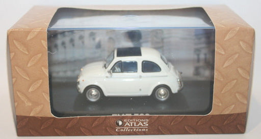 Atlas 1/43 Scale Diecast - Fiat 500 - White