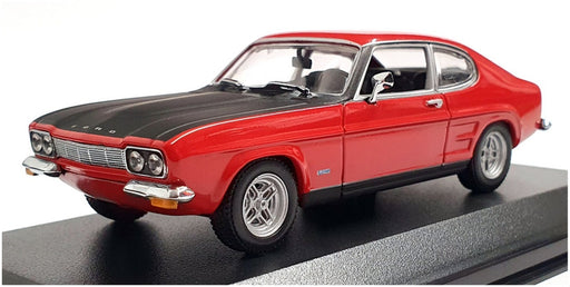 Minichamps 1/43 Scale Diecast 430 085802 - 1972-73 Ford Capri RS 2600 - Red