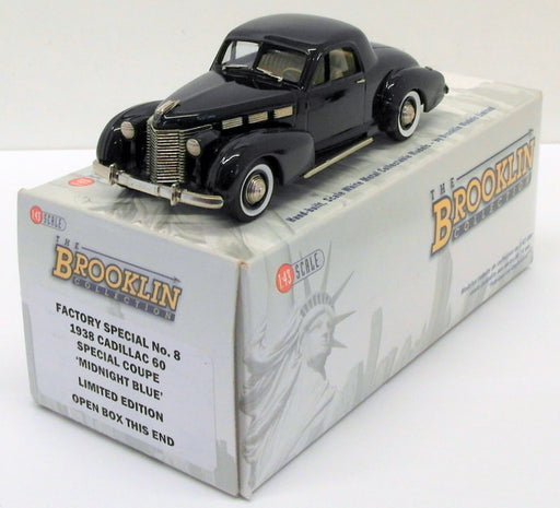 Brooklin Models 1/43 Scale FS8 - 1938 Cadillac 60 Special Coupe - Midnight Blue