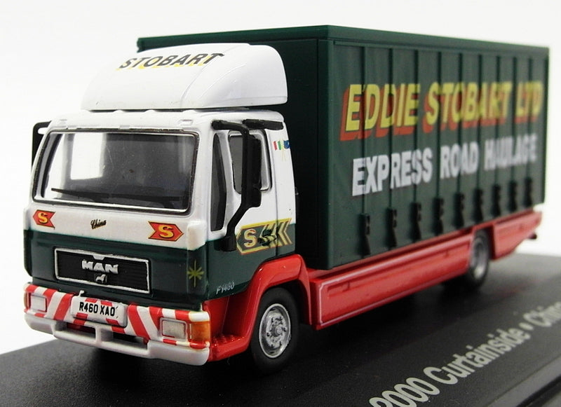 Atlas Editions 1/76 Scale 4 649 130 - MAN L2000 Curtainside - Stobart