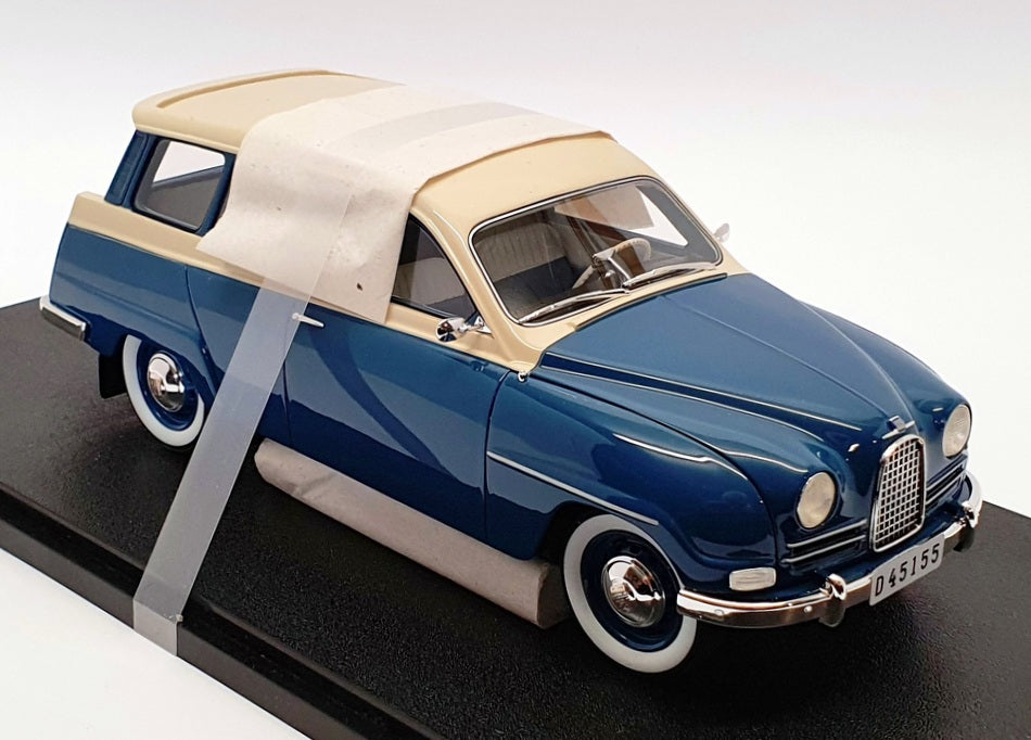 Cult Models 1/18 Scale Model Car CML090-1 - 1963 Saab 95 - Blue/White