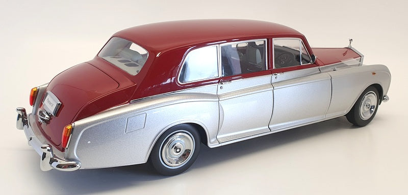 Kyosho 1/18 Scale 08905SR -1968 Rolls Royce Phantom VI - Silver/Red