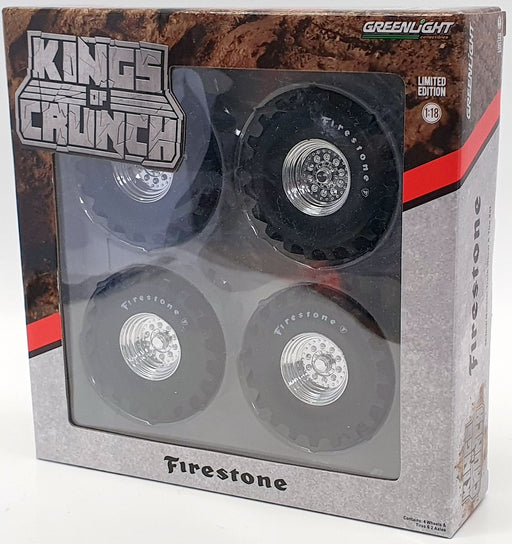 Greenlight 1/18 Scale Tyres 13546 - Monster Truck Wheel & Tyre Set