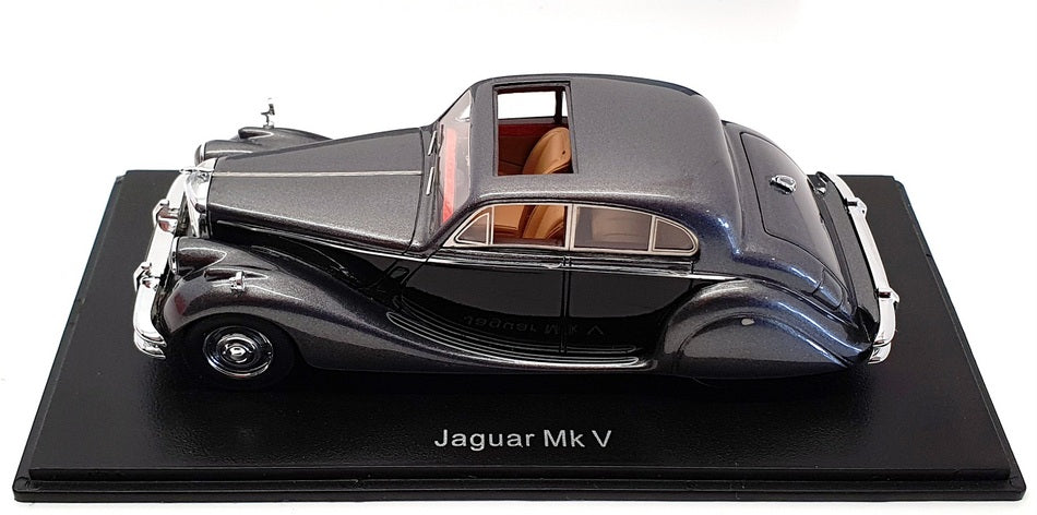 Neo 1/43 Scale Model Car NEO49599 - Jaguar Mk V - Metallic Grey/Black