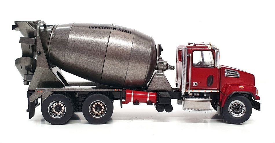 Diecast Masters 1/50 Scale 71033 Western Star 4700 SF Concrete Mixer Truck - Red