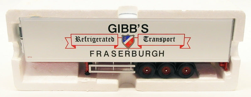 Corgi 1/50 Scale Diecast CC19902 - Fridge Trailer - Gibbs Of Fraserbourgh