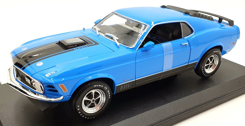 Maisto 1/18 Scale Diecast 31453 - 1970 Ford Mustang Mach 1 - Blue
