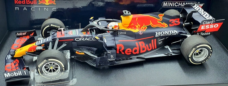 Minichamps 1/18 Scale 110 210833 Red Bull Honda RB16B F1 Verstappen French 
