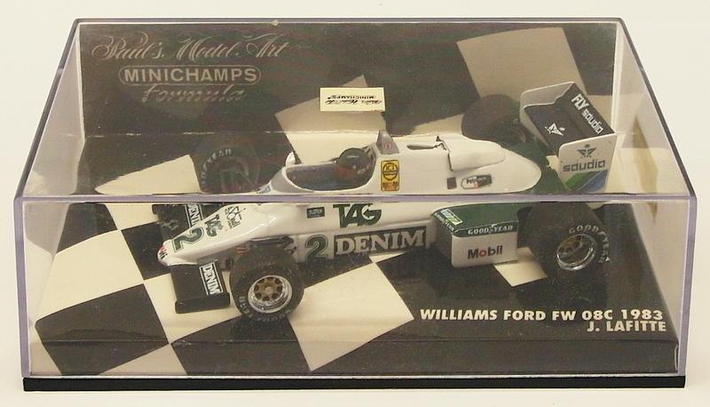 Minichamps 1/43 Scale 430 830002 - F1 Williams Ford FW 08C 1983 - J.Lafitte